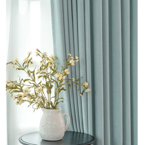 Rèm Vải Màu Sữa Soda 04