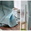 Rèm Vải Màu Xanh Bạc Hà Mint Blue 01