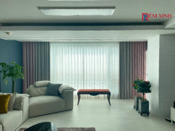 Rèm Vải nhập khẩu sử dụng cho phòng khách